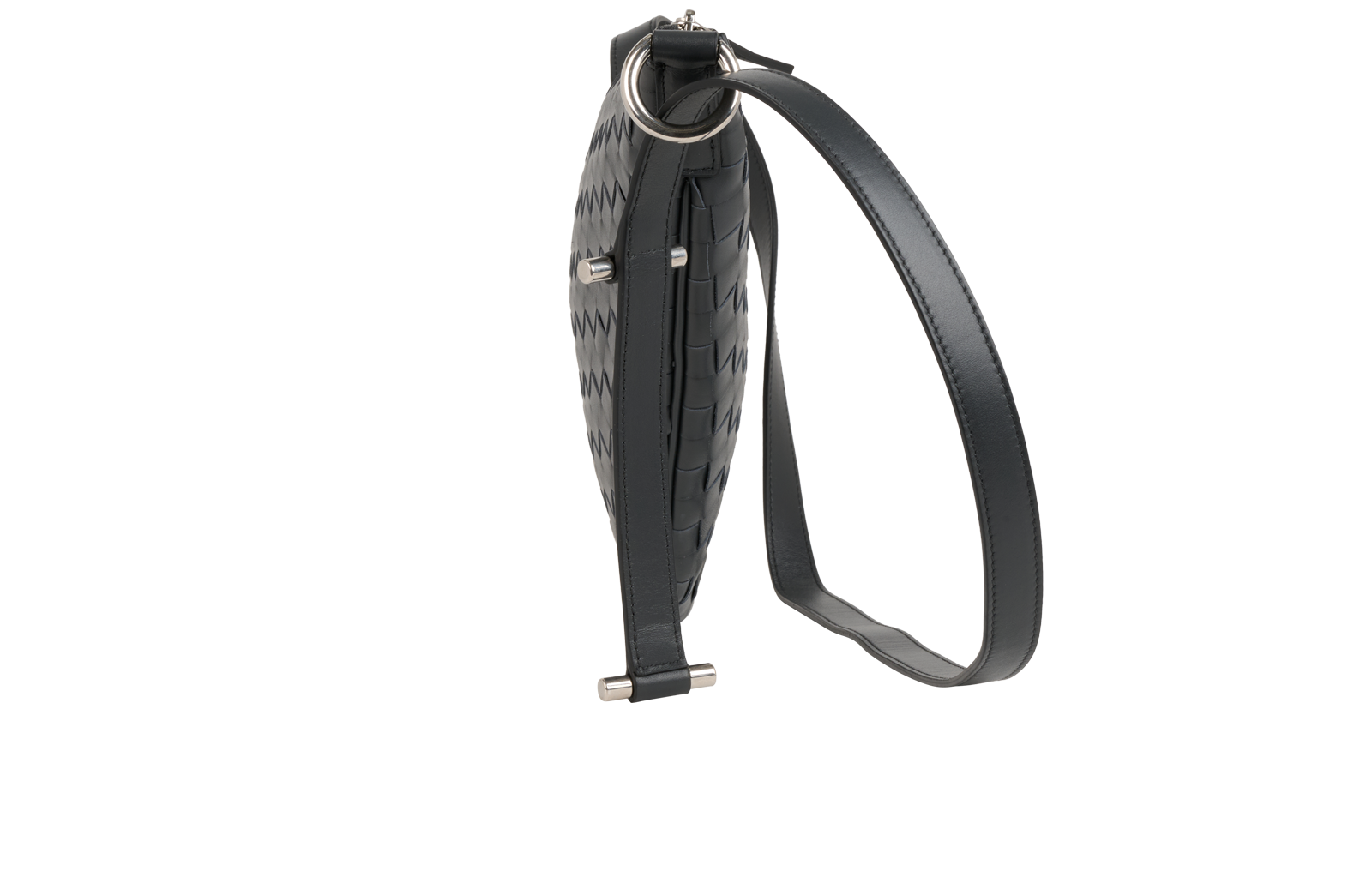 Small Virgule, &pound;1,200, Handbags, Grey, Leather, Side view